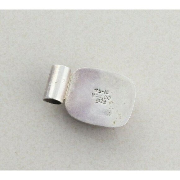 Large Big Sterling Silver Red Howlite Pendant Only - Picture 7 of 7